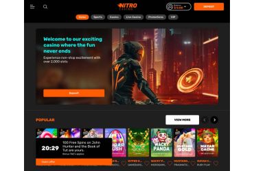 Nitro - main page