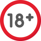 18+ age restriction