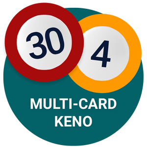 Online keno multi-card type