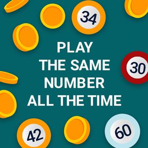 Strategy 2: Play the same number all the time