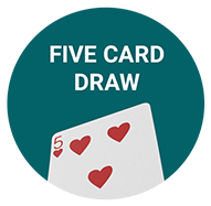 Five card draw - online poker