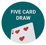 Five card draw - online poker