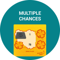 Multiple chances online scratch cards