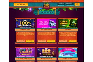Aztec Wins casino - promotion