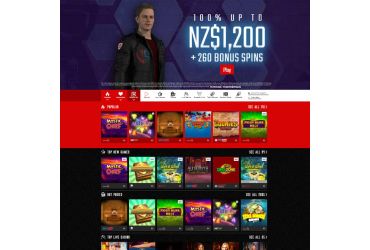 CaptainSpins Casino - games page