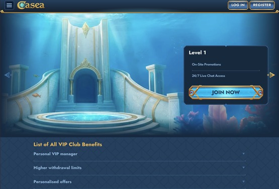 Casea casino vip page