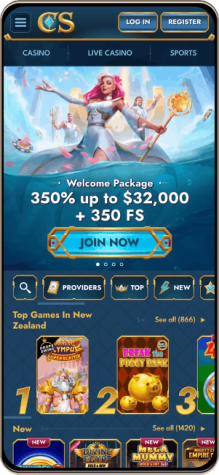 Mobile screenshot of Casea Casino