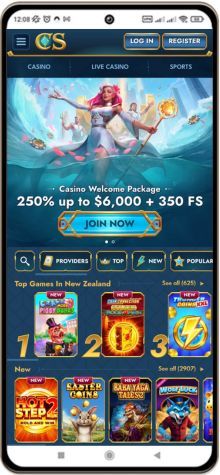 Mobile screenshot of Casea Casino