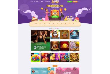 Cookie Casino - main page