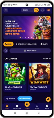 Mobile screenshot of Dazard Casino