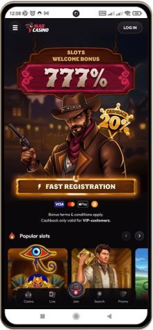 Mobile screenshot of MadCasino