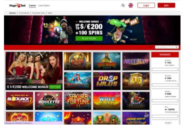 MagicRed casino – mail page