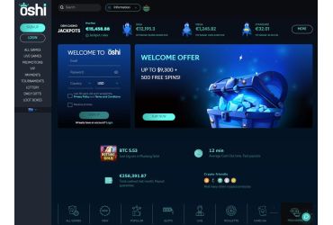Oshi casino - home page