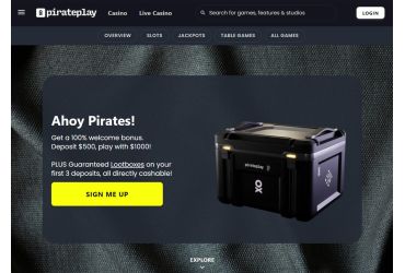 PiratePlay main page