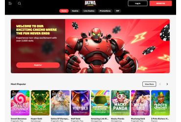 Ultra casino main page