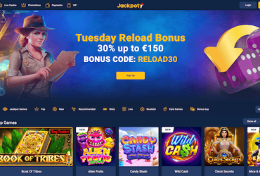 Jackpoty Casino main page