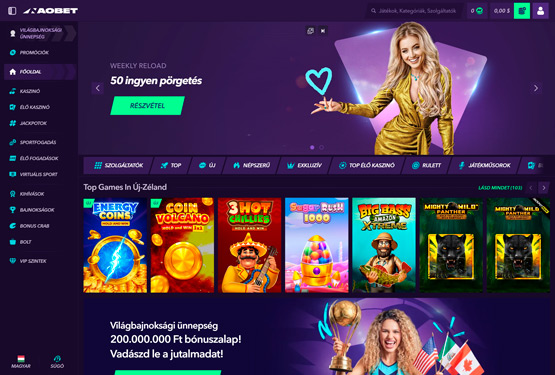Naobet Casino main page