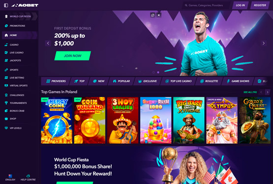 Naobet Casino main page