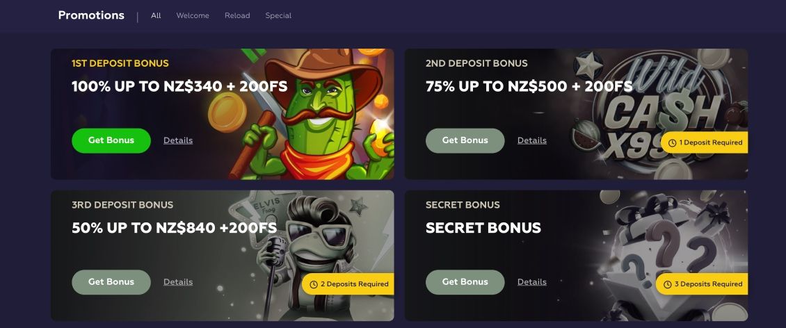 Playfina Casino Bonuses and Promotions