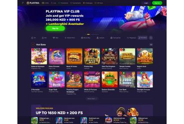 Playfina casino – main page