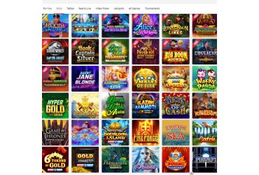 spin casino - games