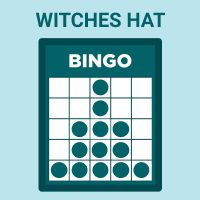 Online Bingo - Witches hat