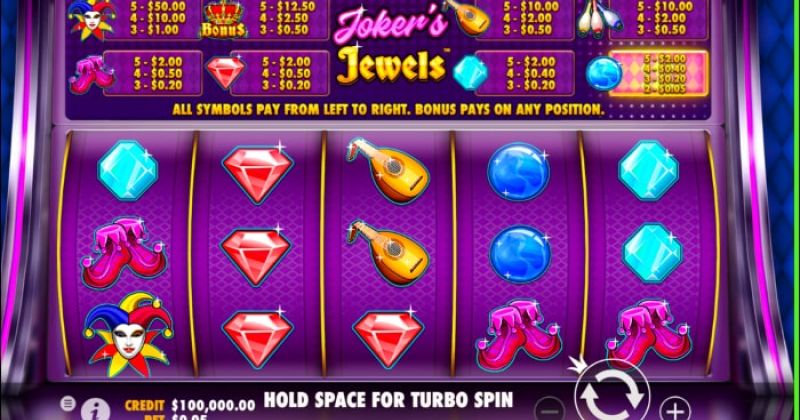 Play in Jokers Jewels slot online from Pragmatic Play for free now | NZ-casino.online