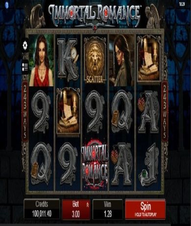 Play in Immortal Romance Online Slot Review for free now | NZ-casino.online