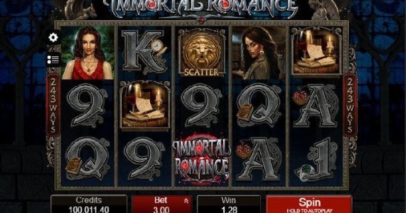 Play in Immortal Romance Online Slot Review for free now | NZ-casino.online